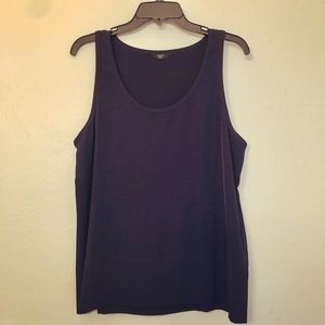 Brass Tops - Brass clothing All-Day tank, navy, sz M Brass Tops - Brass clothing All-Day tank, navy, sz M